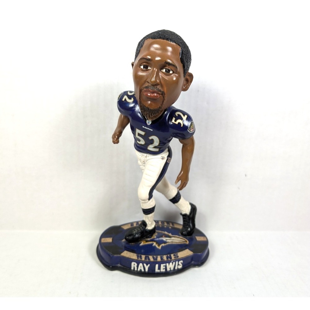 Ray Lewis Bobblehead Legends of the Field Numbered Ravens Forever Collectibles